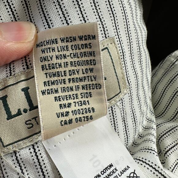 L.L.Bean Pants Men 44x30 Gray Stretch Country Corduroy Chino Standard Fit Casual - Picture 4 of 10